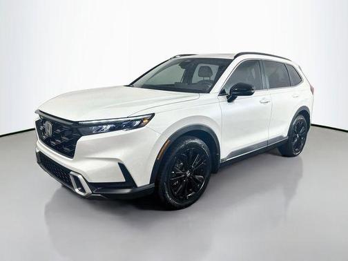 Platinum White Pearl 2024 Honda CR-V Hybrid Sport Touring