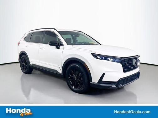 Platinum White Pearl 2024 Honda CR-V Hybrid Sport