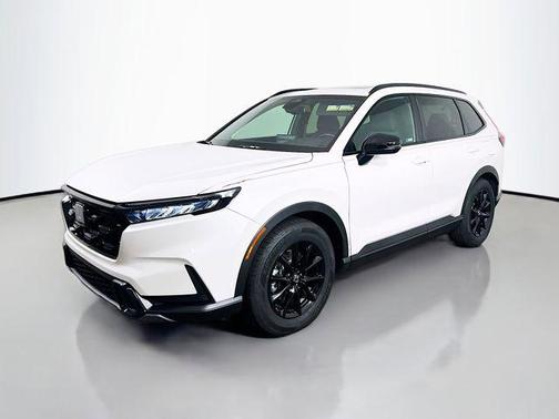 Platinum White Pearl 2026 Honda CR-V Hybrid Sport