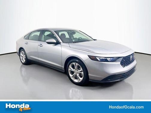 Solar Silver Metallic 2025 Honda Accord LX