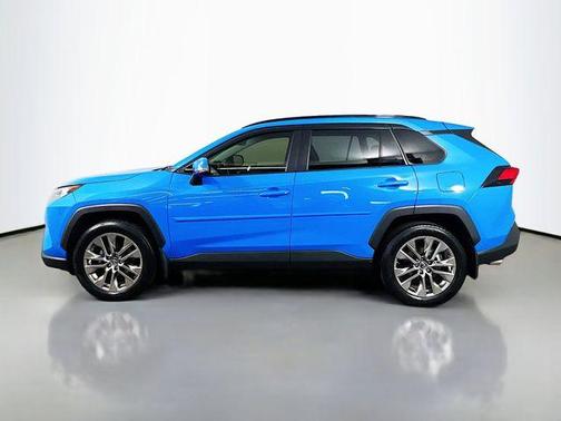 Blue Flame 2019 Toyota RAV4 XLE Premium