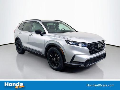 Solar Silver Metallic 2026 Honda CR-V Hybrid Sport-L