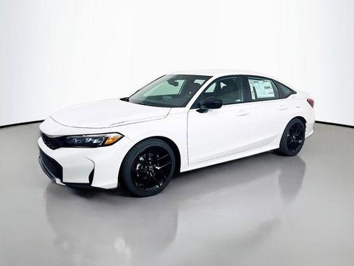 Platinum White Pearl 2026 Honda Civic Sport
