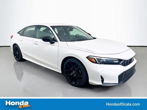 Platinum White Pearl 2026 Honda Civic Sport