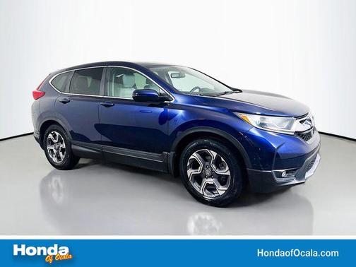 Obsidian Blue Pearl 2018 Honda CR-V EX-L
