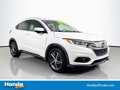 Platinum White Pearl 2021 Honda HR-V EX