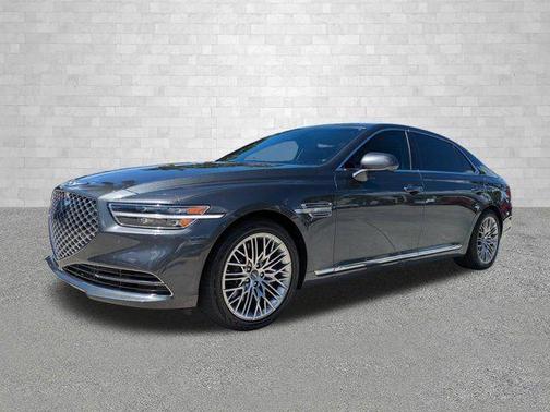Gray 2022 Genesis G90 3.3T Premium