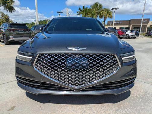 Gray 2022 Genesis G90 3.3T Premium
