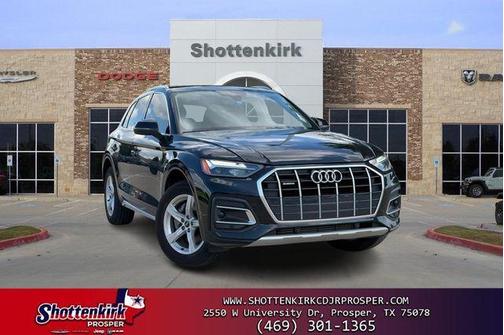 Mythos Black Metallic 2021 Audi Q5 45 Premium