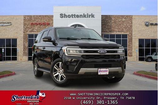 Agate Black Metallic 2023 Ford Expedition XLT