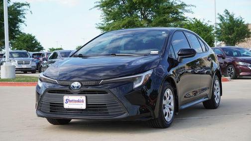 Midnight Black 2023 Toyota Corolla Hybrid LE