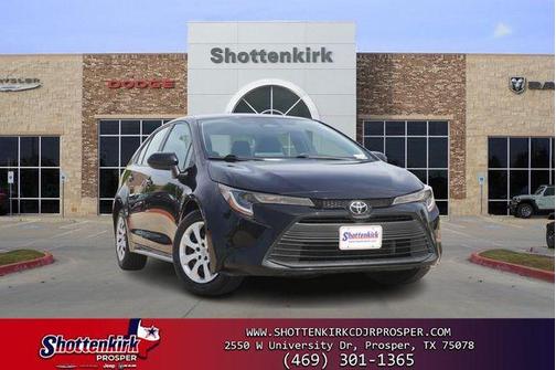 Midnight Black Metallic 2023 Toyota Corolla LE