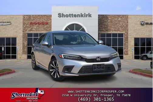 Lunar Silver Metallic 2022 Honda Civic EX