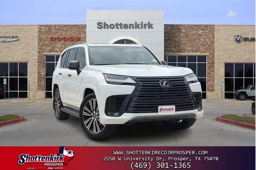 White Pearl 2025 Lexus LX 700h 700h Luxury