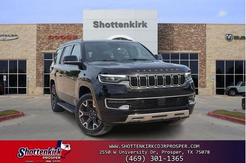 Diamond Black Crystal Pearlcoat 2023 Jeep Wagoneer Series III 4x2