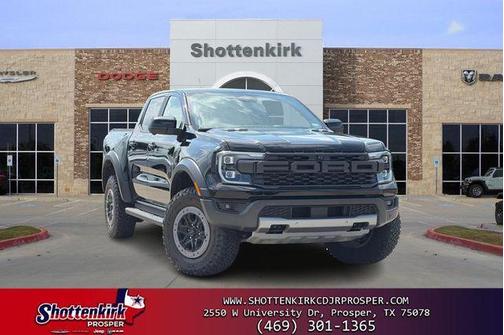 Shadow Black 2026 Ford Ranger Raptor