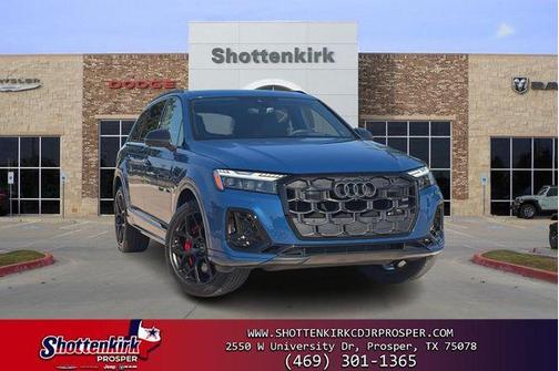 Ascari Blue Metallic 2025 Audi SQ7 4.0T Prestige