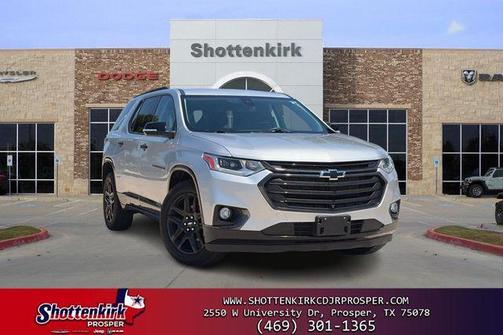 Silver Ice Metallic 2021 Chevrolet Traverse Premier