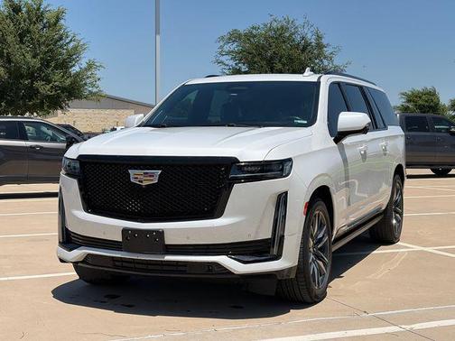 Crystal White Tricoat 2021 Cadillac Escalade ESV Sport Platinum
