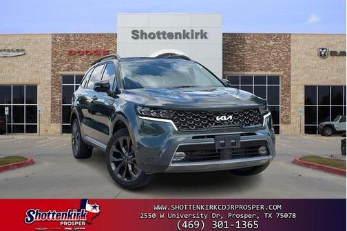 Aruba Green 2022 Kia Sorento SX