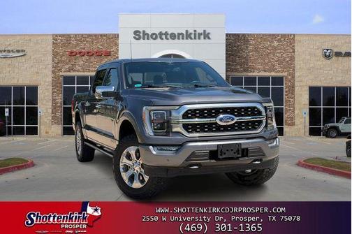 Gray Metallic 2023 Ford F-150 Platinum