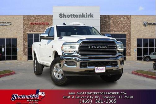 Bright White Clearcoat 2020 RAM 2500 Laramie Crew Cab 4x4 6'4' Box