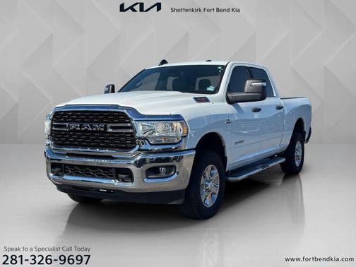 Bright White Clearcoat 2024 RAM 2500 Big Horn Crew Cab 4x4 6'4' Box