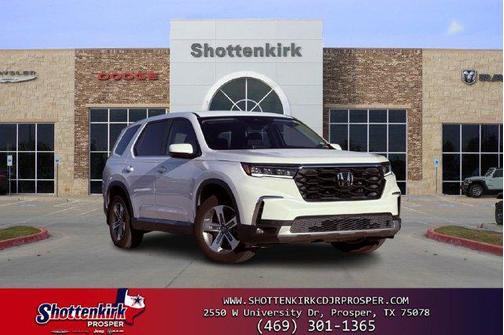 Platinum White Pearl 2025 Honda Pilot EX-L
