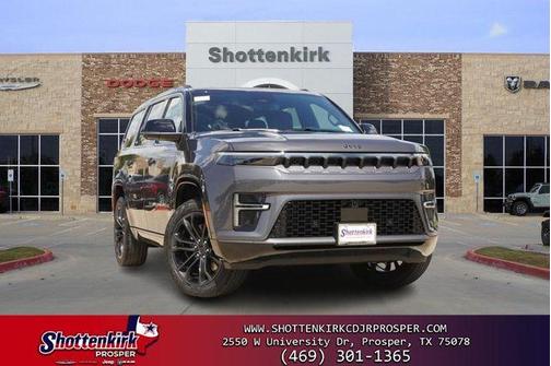 Baltic Gray Metallic Clearcoat 2026 Jeep Grand Wagoneer Summit Obsidian 4x4
