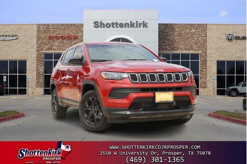 Red Hot Pearlcoat 2025 Jeep Compass Sport