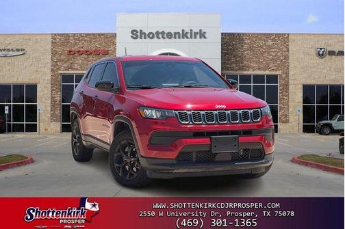 Red Hot Pearlcoat 2025 Jeep Compass Sport