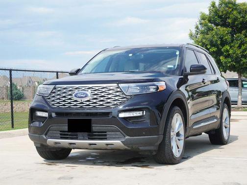 Black Metallic 2023 Ford Explorer Platinum