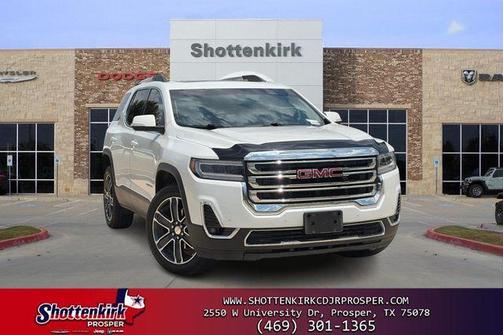 White Frost 2021 GMC Acadia SLT