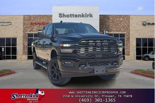 Diamond Black 2025 RAM 2500 Big Horn Crew Cab 4x4 6'4' Box