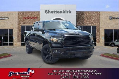 Diamond Black Crystal Pearlcoat 2021 RAM 1500 Big Horn/Lone Star