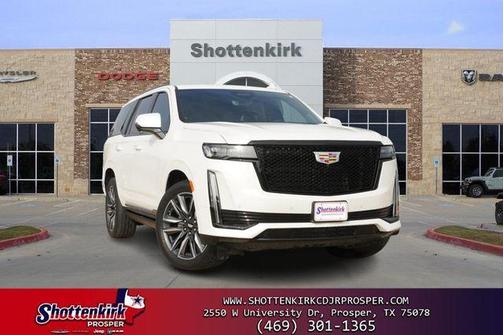 Crystal White Tricoat 2024 Cadillac Escalade Sport Platinum