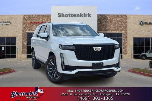 Crystal White Tricoat 2024 Cadillac Escalade Sport Platinum