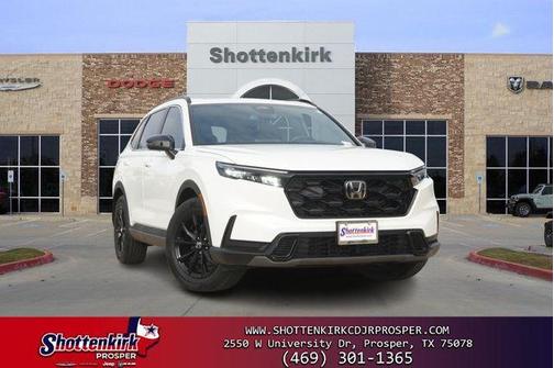 Platinum White Pearl 2024 Honda CR-V Hybrid Sport FWD
