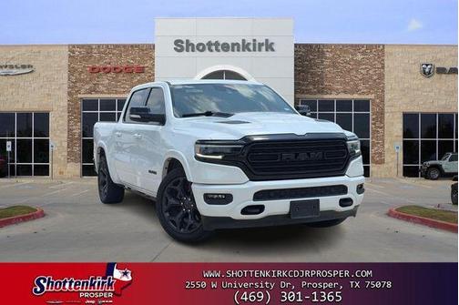 Ivory White Tri-Coat Pearlcoat 2021 RAM 1500 Limited