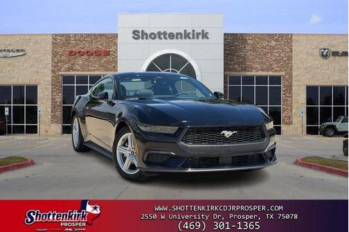 Shadow Black 2026 Ford Mustang EcoBoost Premium