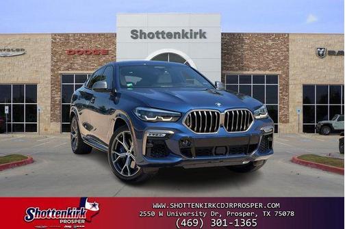 Blue Metallic 2021 BMW X6 M50i