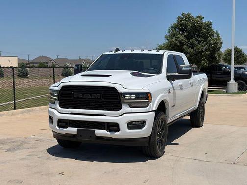 Bright White Clearcoat 2023 RAM 2500 Limited Mega Cab 4x4 6'4' Box