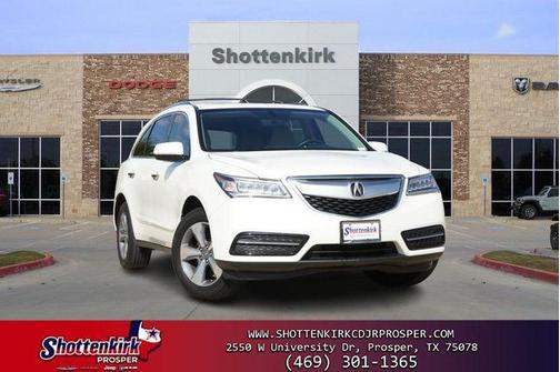 White Diamond Pearl 2016 Acura MDX SH-AWD