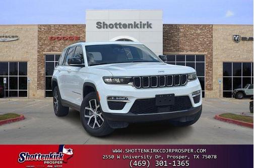 Bright White Clearcoat 2025 Jeep Grand Cherokee Limited