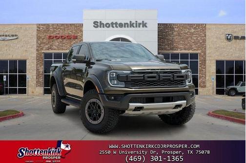 Shelter Green Metallic 2025 Ford Ranger Raptor