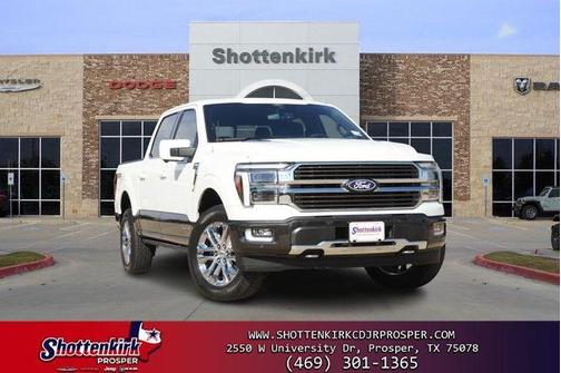 Star White Metallic Tri-Coat 2024 Ford F-150 King Ranch