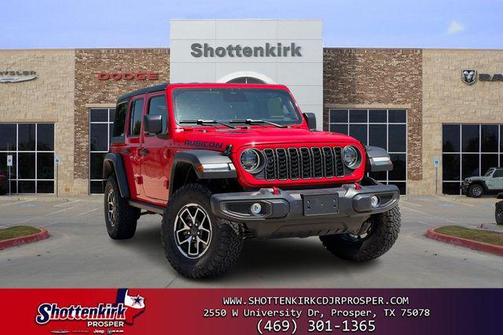 Firecracker Red Clearcoat 2026 Jeep Wrangler Rubicon