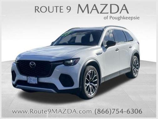 Rhodium White Premium 2025 Mazda CX-70 PHEV Premium Package