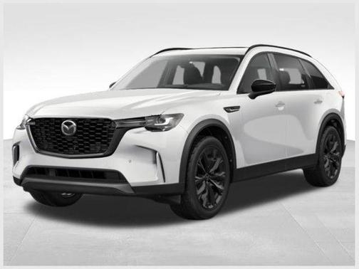 Rhodium White Premium 2026 Mazda CX-90 PHEV Premium Sport