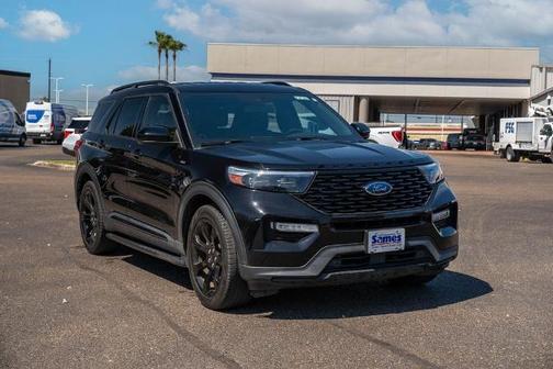 AGATE BLACK METALLIC 2023 Ford Explorer ST-LINE
